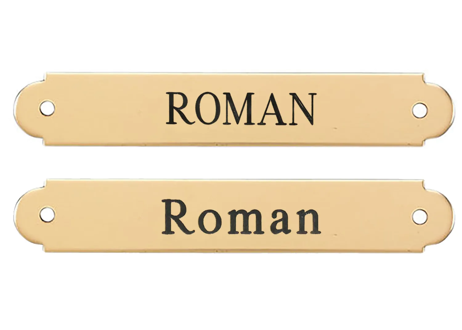 Best DOVER DROPSHIP Fancy Halter Nameplate - 3 lines