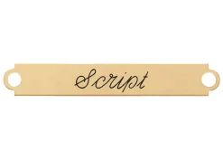 Best DOVER DROPSHIP Fancy Martingale Nameplate