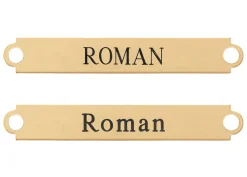 Best DOVER DROPSHIP Fancy Martingale Nameplate