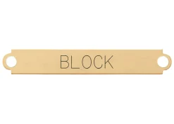 Best DOVER DROPSHIP Fancy Martingale Nameplate