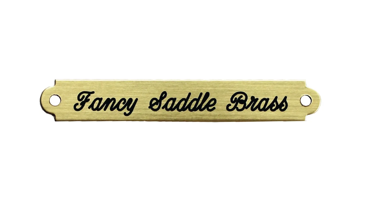 Discount DOVER DROPSHIP Fancy Saddle Nameplate