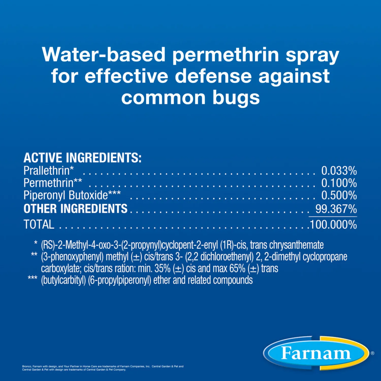 Outlet ANIMAL HEALTH INT Farnam® Bronco® E Fly Spray