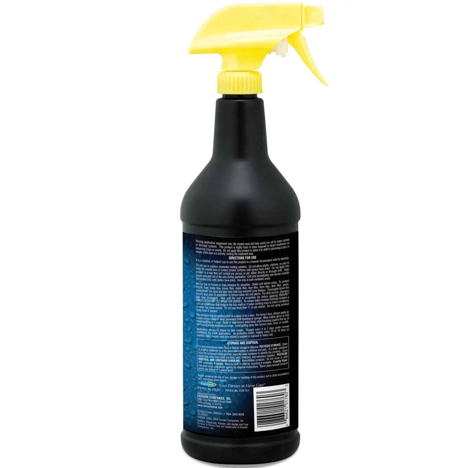 Clearance ANIMAL HEALTH INT Farnam® Endure® Sweat-Resistant Fly Spray