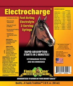 New ANIMAL HEALTH INT Finish Line® Electrocharge™ Fast-Acting Electrolyte Paste