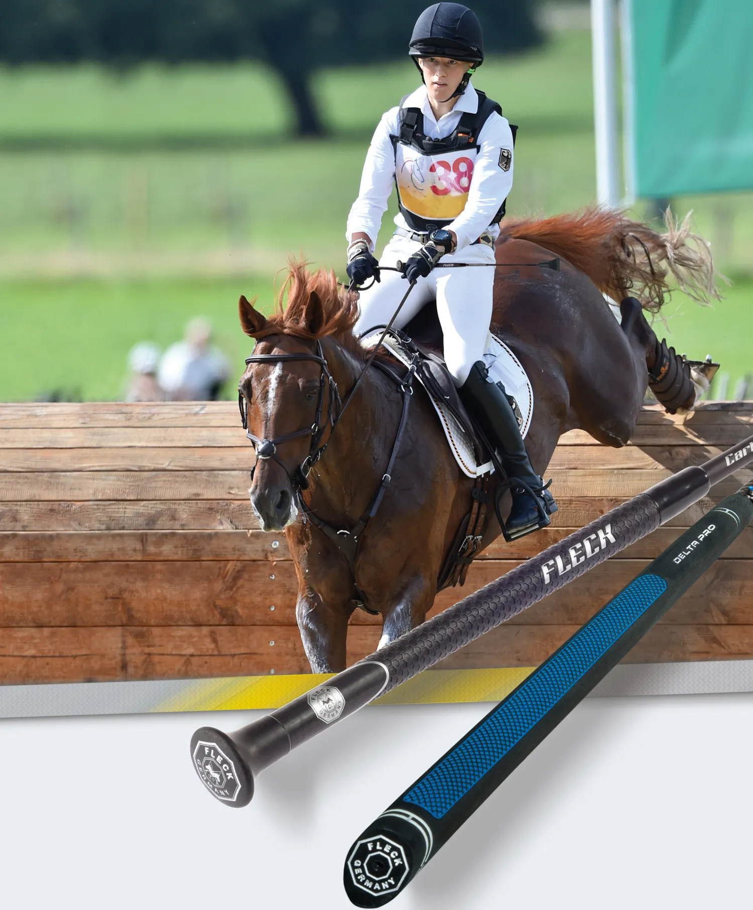 Hot FLECK GMBH CO Fleck® Carbon Ultralight Dressage Whip