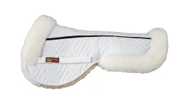 New FLEECEWORKS ™ FXK Technology Classic Sheepskin Half Pad with Rolled Edges