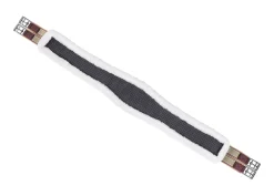 Hot INT RIDING HELMET Flex Rider® Comfort Flo™ All-Purpose Nonslip Neoprene Girth with White Fleece Edge Chocolate