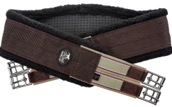 Best INT RIDING HELMET Flex Rider® Comfort Flo™ All-Purpose Nonslip Neoprene Girth with Black Fleece Edge Chocolate