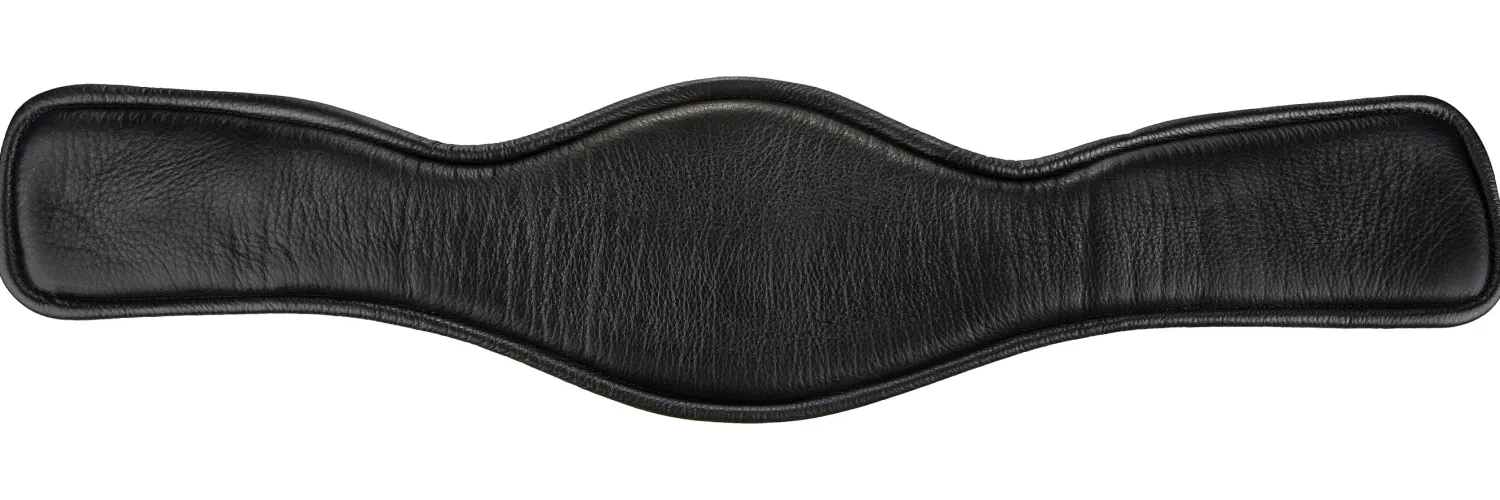 Outlet INT RIDING HELMET Flex Rider® Curved Leather Dressage Girth Black