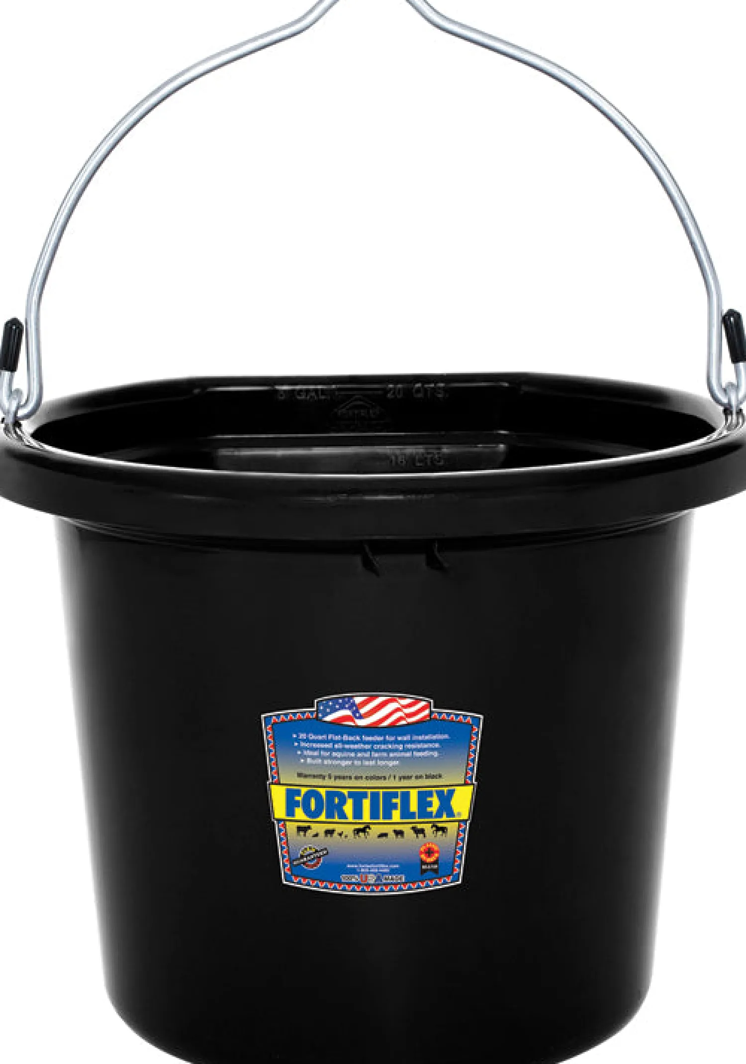 Discount BRADLEY CALDWELL Fortiflex® 20-Quart FlatBack Bucket - Colors