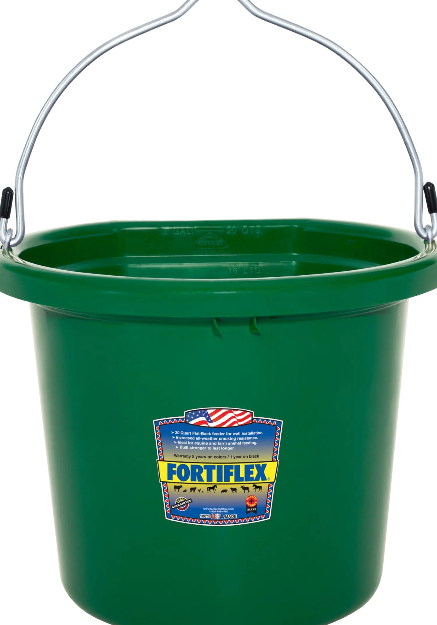 Discount BRADLEY CALDWELL Fortiflex® 20-Quart FlatBack Bucket - Colors