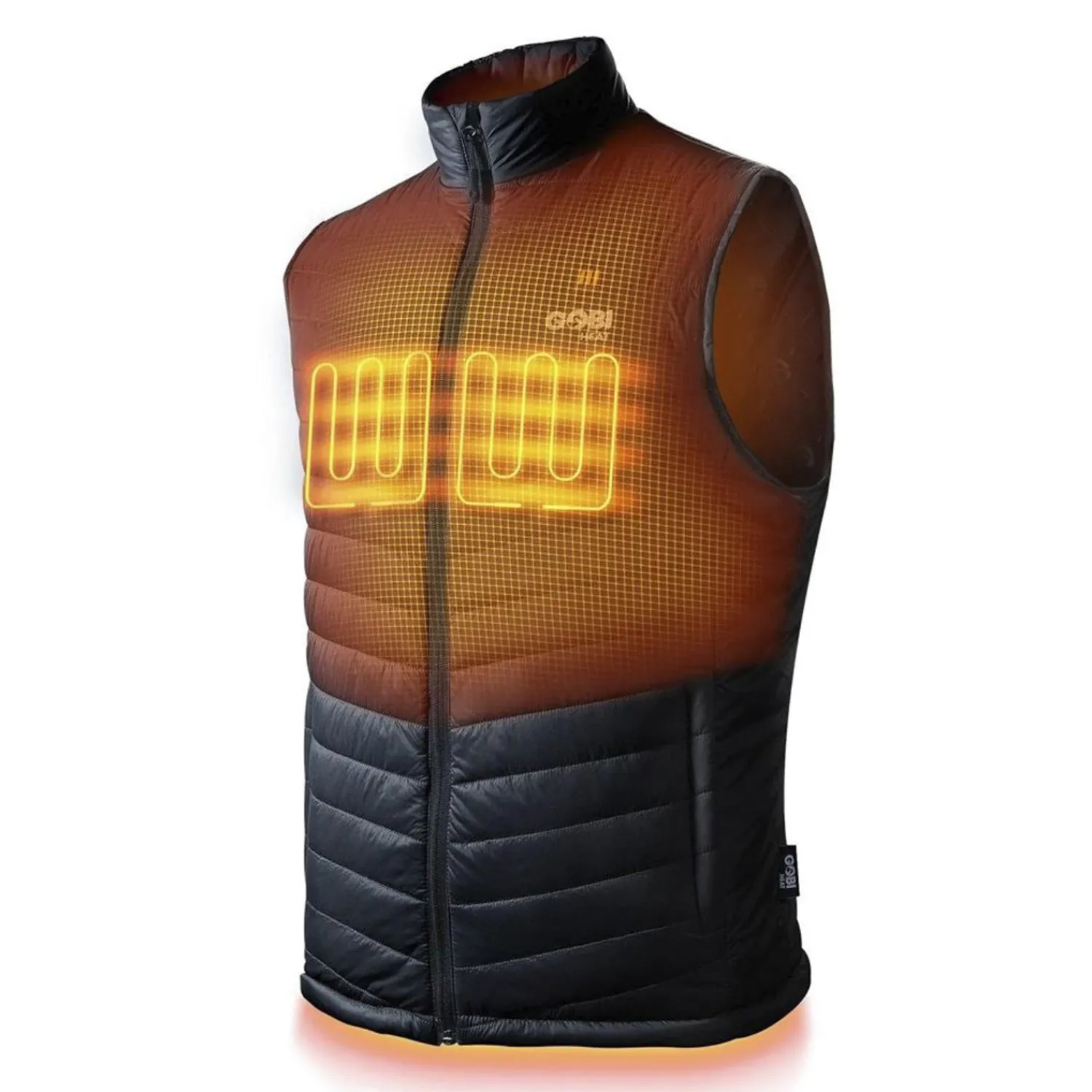 Online FULFILLMENT SERVICES Gobi Heat® Men’s Dune 3-Zone Heated Vest Onyx