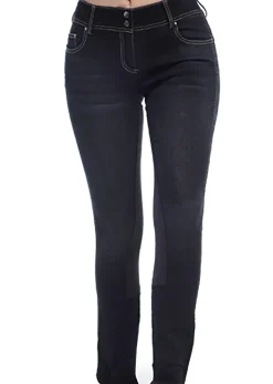 GOODE RIDER ™ Ladies’ Equestrian Jean Full-Seat Breech Black Denim