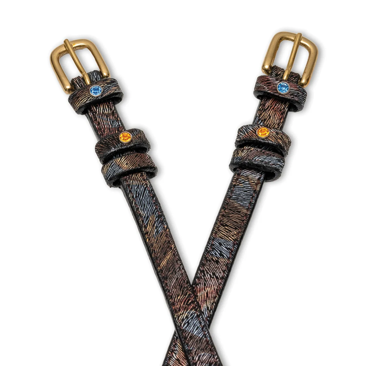 Hot HALTER EGO ® Aspen Leather Spur Straps Print