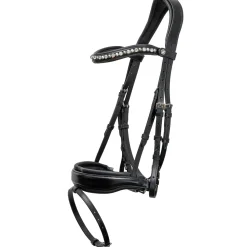 Clearance HALTER EGO Brixton Snaffle Bridle Black