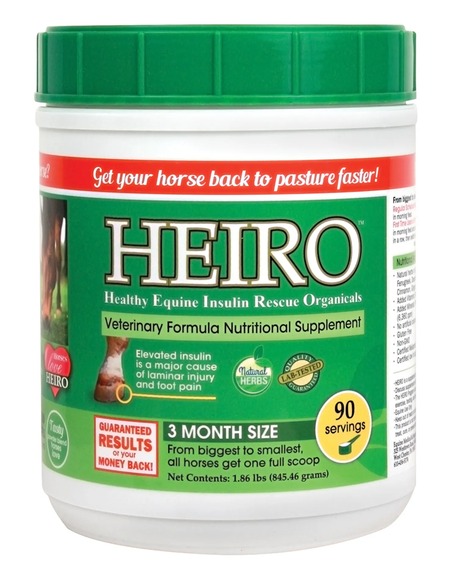 Hot RJ MATTHEWS Heiro™ Healthy Equine Insulin Rescue Organical