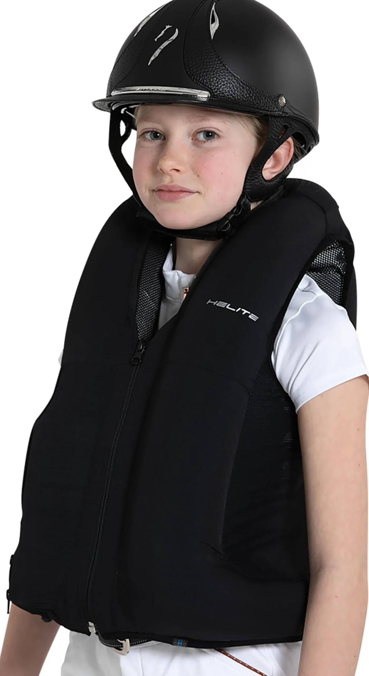 Outlet HANSEN DISTRIBUTION Helite Children’s Zip’In 2 Airbag Vest Black