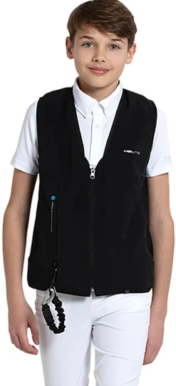 Outlet HANSEN DISTRIBUTION Helite Children’s Zip’In 2 Airbag Vest Black
