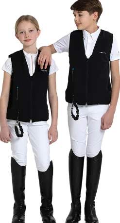 Outlet HANSEN DISTRIBUTION Helite Children’s Zip’In 2 Airbag Vest Black