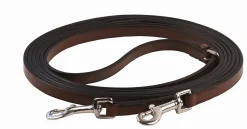 Clearance JPC EQUESTRIAN Henri de Rivel Breastplate Draw Reins - Full Leather with Breastplate Snap