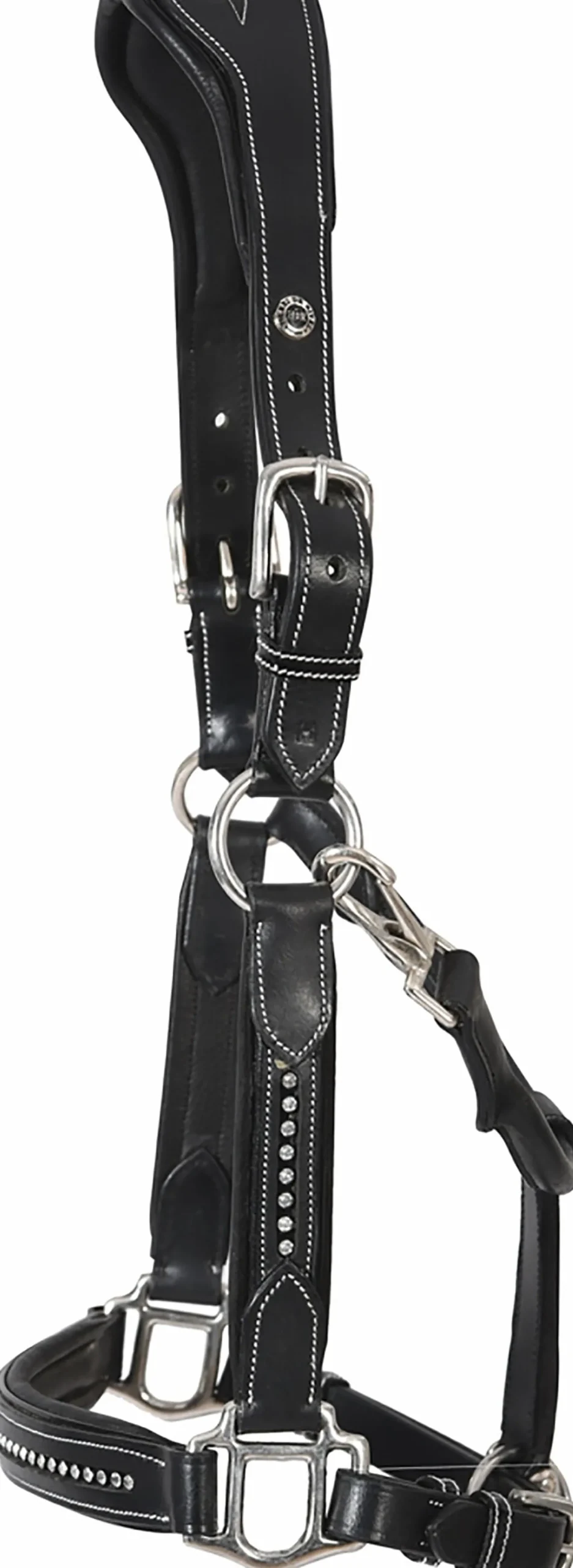 Sale JPC EQUESTRIAN Henri de Rivel Padded Leather Crystal Halter