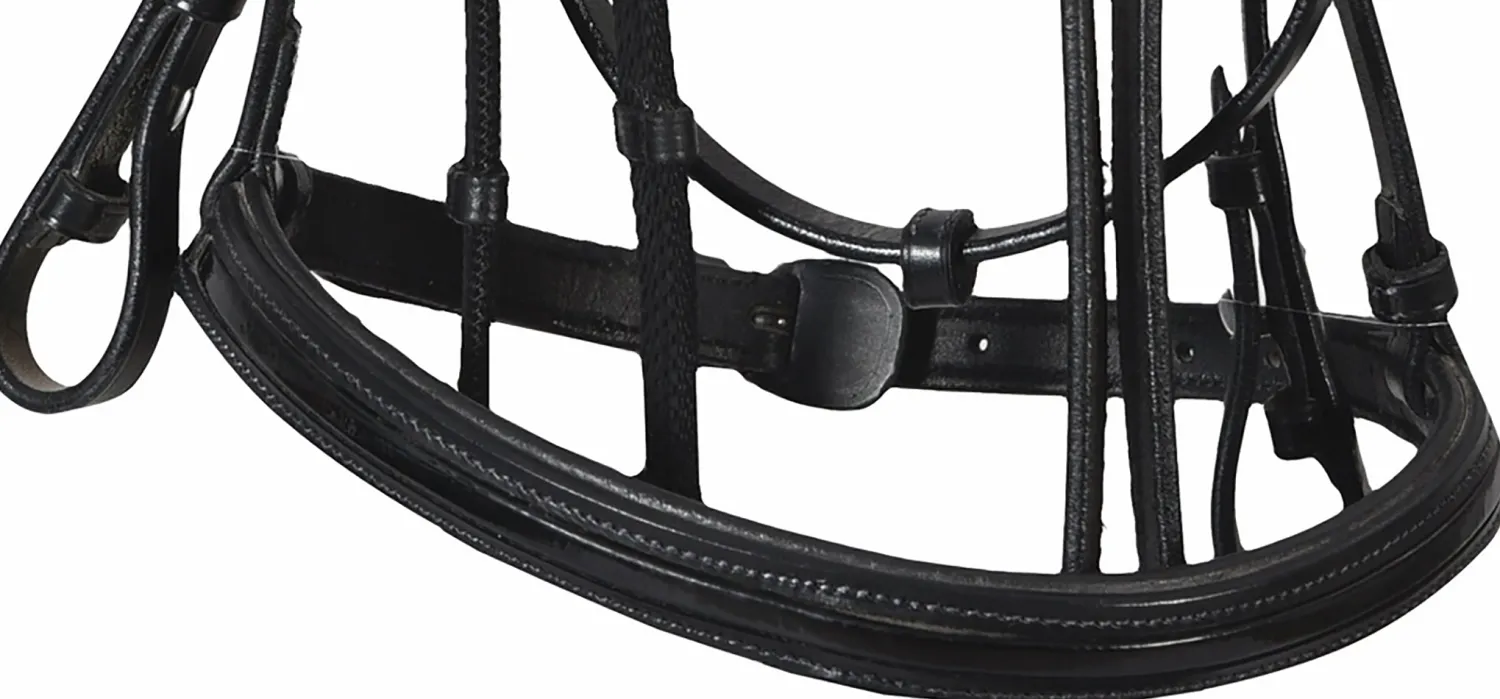 Online JPC EQUESTRIAN Henri de Rivel Piaffe Mono Crown Bridle with Flash Noseband & Patent Leather