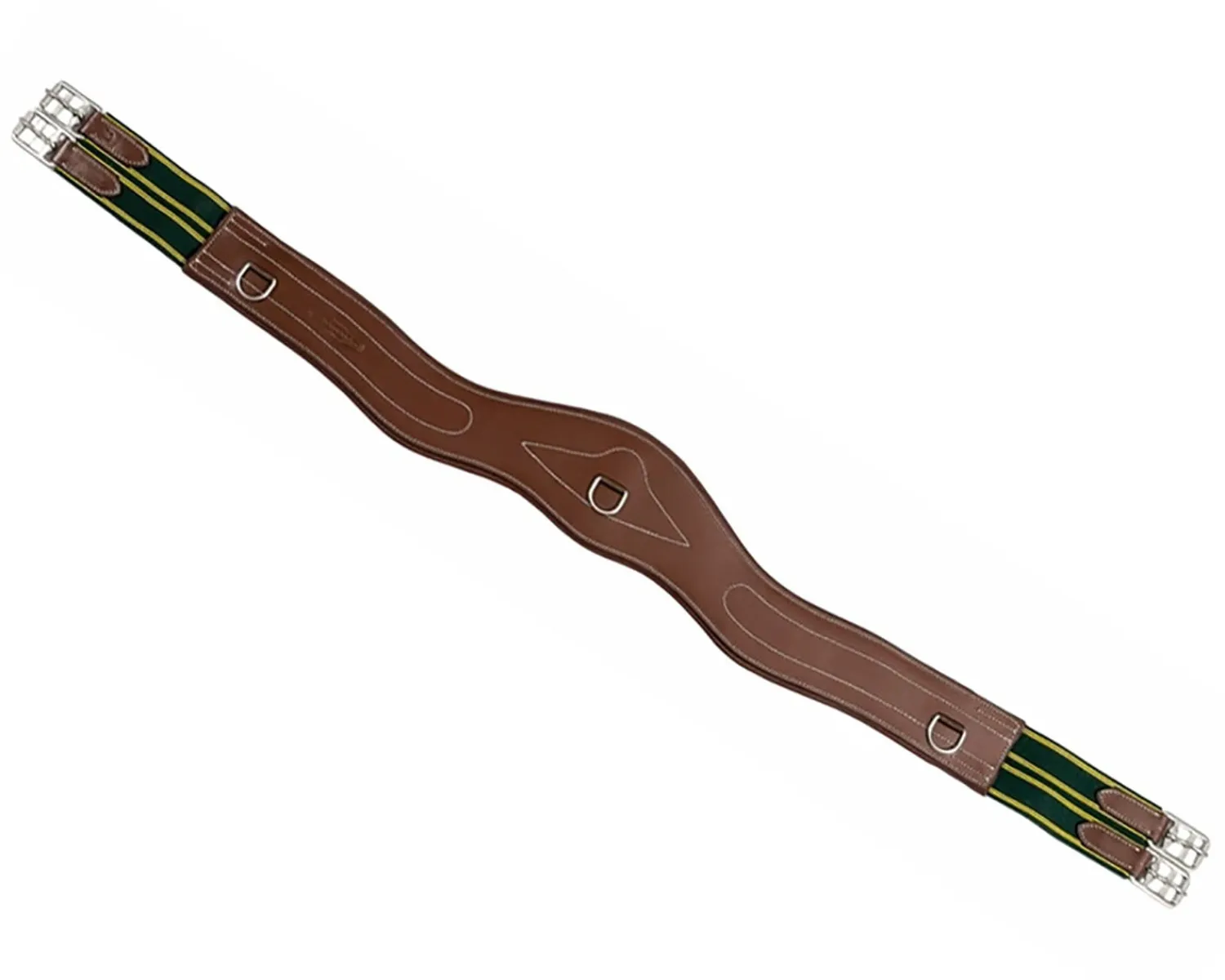 Discount JPC EQUESTRIAN Henri de Rivel Pro Contoured Leather Girth