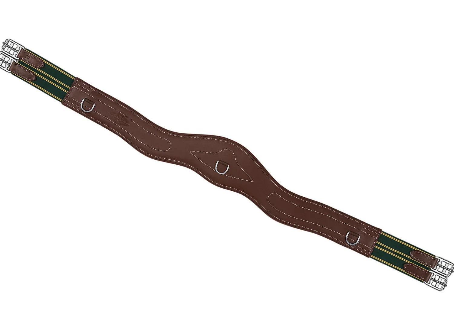 Discount JPC EQUESTRIAN Henri de Rivel Pro Contoured Leather Girth