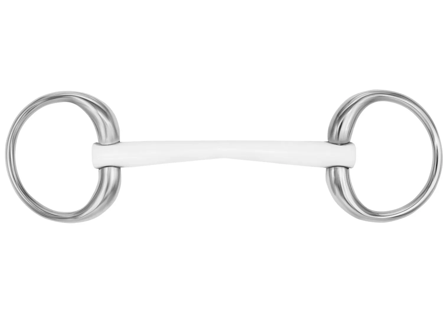 GEM-HERM SPRENGER Herm Sprenger® Duo Eggbutt Bit - 16 mm mouth White