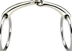 New GEM-HERM SPRENGER Herm Sprenger® Dynamic RS Sensogan® Single Joint Bradoon - 14mm mouth; 55mm rings