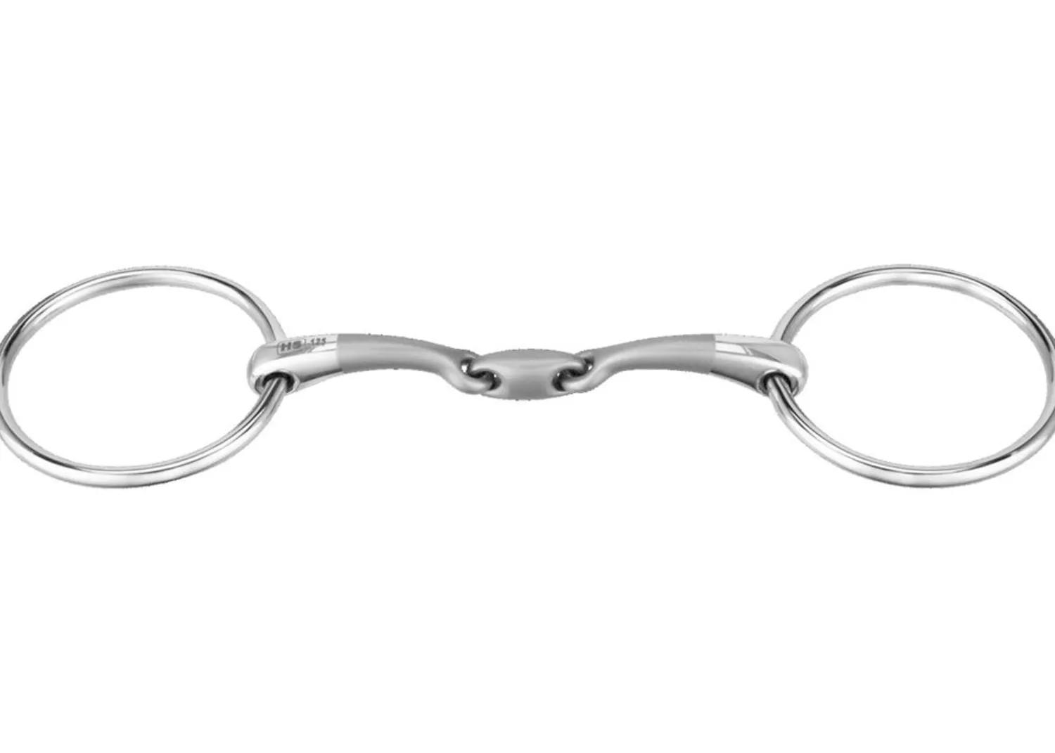 Sale GEM-HERM SPRENGER Herm Sprenger® Satinox Double-Jointed Loose Ring Snaffle Bit with 14mm Mouth/70mm Rings Stainless