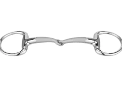 Clearance GEM-HERM SPRENGER Herm Sprenger® Satinox Single-Jointed Eggbutt Bradoon with 14mm Mouth Stainless