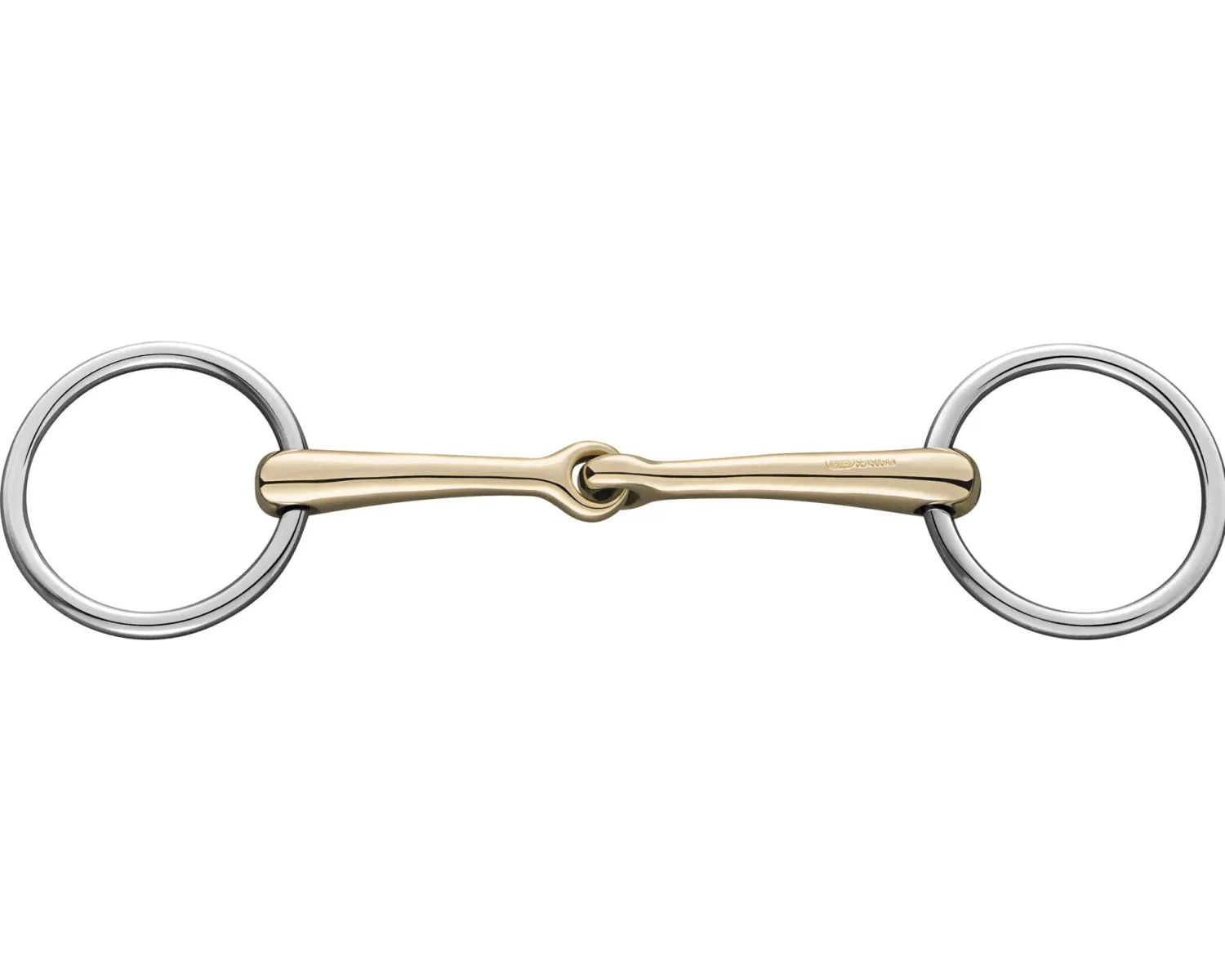 New GEM-HERM SPRENGER Herm Sprenger® Sensogan® Bradoon - 12mm mouth; 55mm rings