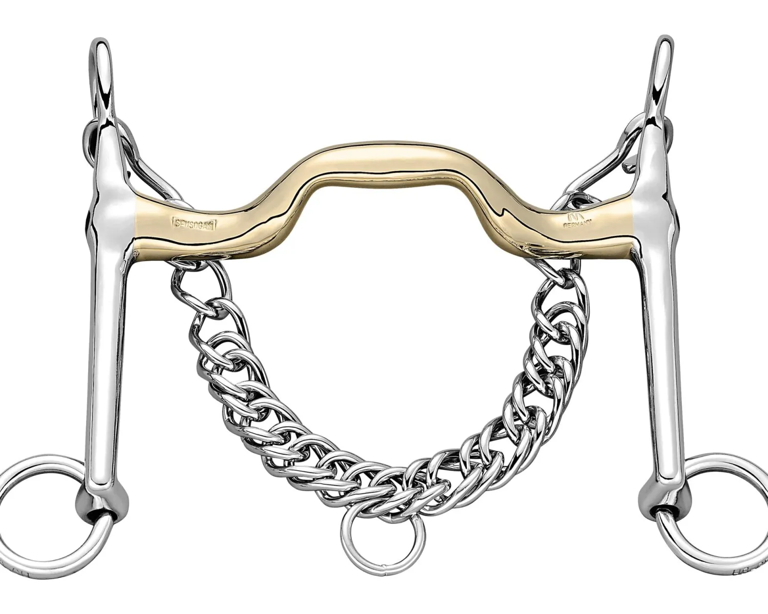 Hot GEM-HERM SPRENGER Herm Sprenger® Sensogan® KK Dressage Bit - 18 mm mouth; 13 cm shanks