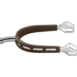 Discount GEM-HERM SPRENGER Herm Sprenger® Ultra Fit Brown Grip Small Round Rowel Spurs