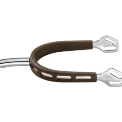 Discount GEM-HERM SPRENGER Herm Sprenger® Ultra Fit Brown Grip Small Round Rowel Spurs