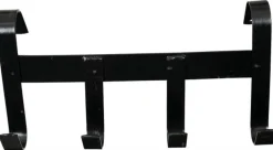 Sale SHILOH STABLES TACK 4-Hook Flat Tack Bar Black