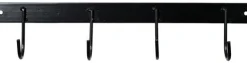 Hot SHILOH STABLES TACK 4-Hook Welded Steel Flat Tack Bar Black
