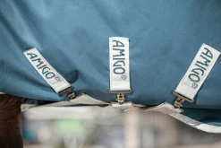 New HORSEWARE ® Ireland Amigo® AmEco 12 Plus Turnout Sheet Teal/Grey