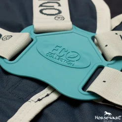 Clearance HORSEWARE ® Ireland Amigo® AmEco 12 Plus Lightweight Turnout Blanket Teal/Grey