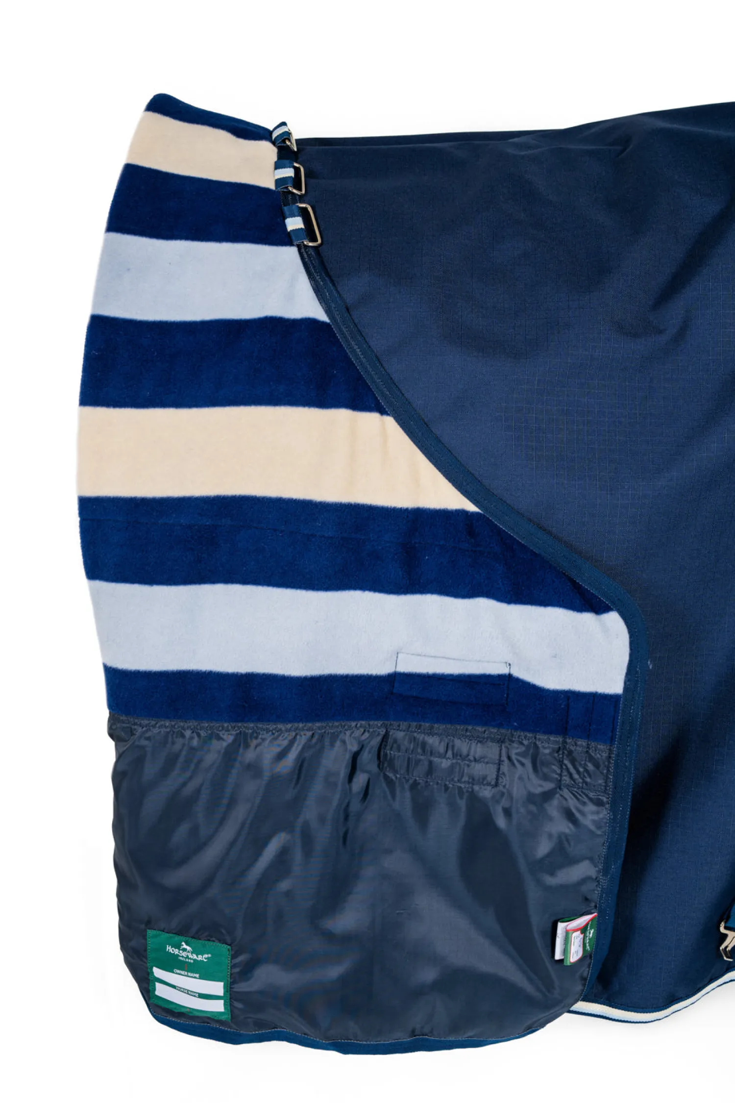 Clearance HORSEWARE ® Ireland Amigo® Ripstop 900D 50 Gram Fleece Lined Standard Neck Turnout