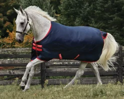 Sale HORSEWARE ® Ireland Exclusive 600D 0 Gram Ripstop Turnout Sheet Navy/Red