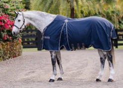 Sale HORSEWARE ® Ireland Rambo® Optimo Stable Sheet Navy/Thunderstorm Grey/Silver