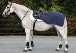 Outlet HORSEWARE ® Ireland Rambo® Waterproof Fleece Exercise Sheet Navy/Thunderstorm Grey/Silver