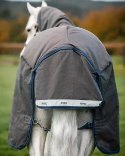 Outlet HORSEWARE ® Ireland Rhino® Plus HexStop Vari-Layer® 250 Gram Medium-Weight Turnout Blanket Grey/Indigo/Navy