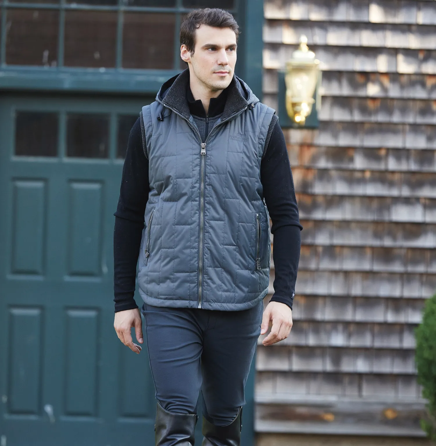 Clearance HORSEWARE ® Men's Finn Vest Charcoal