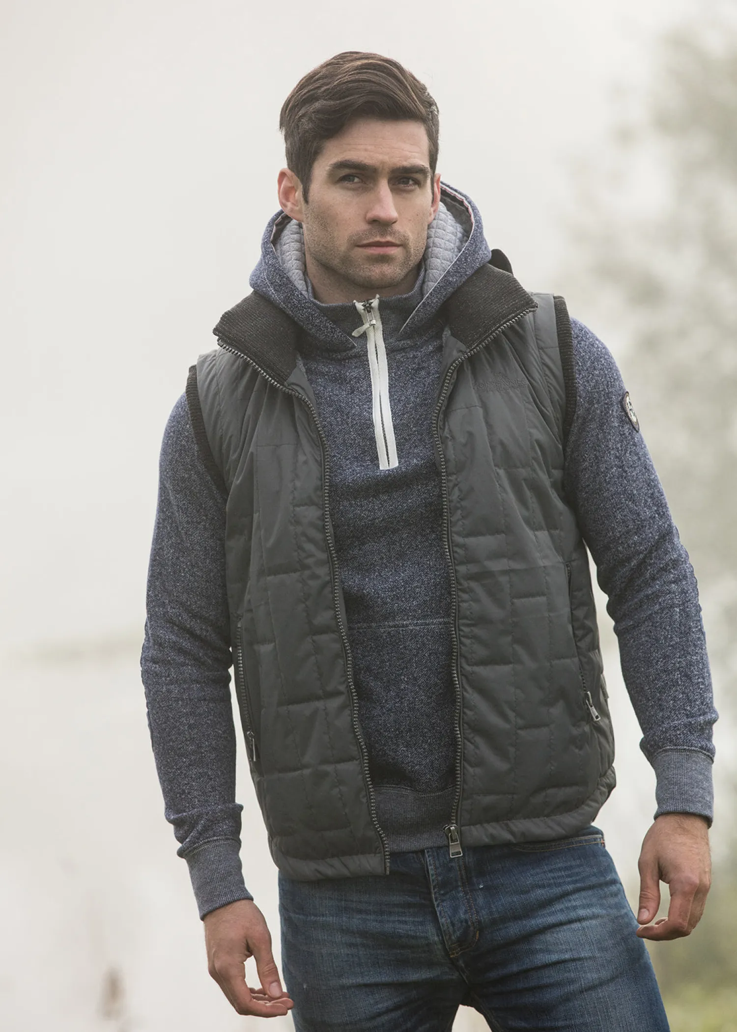 Clearance HORSEWARE ® Men's Finn Vest Charcoal