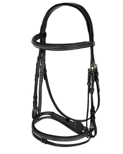 Discount EQUINAVIA Horze Constance Padded Flash Snaffle Bridle