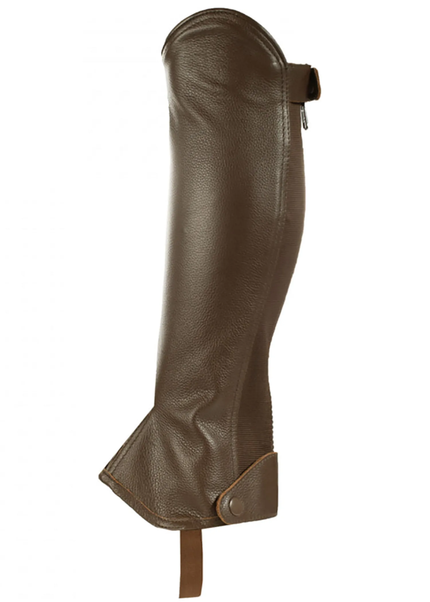 EQUINAVIA Horze Kids’ Synthetic Leather Half Chaps with Elastic