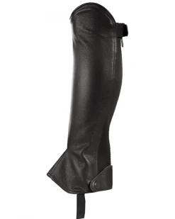 EQUINAVIA Horze Kids’ Synthetic Leather Half Chaps with Elastic
